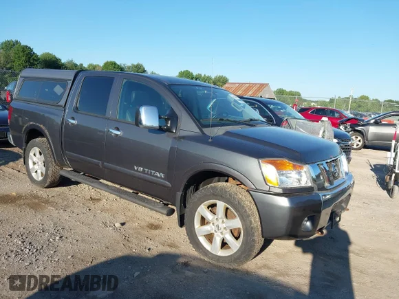 ✅ 2012 Nissan Titan SV • VIN: 1N6AA0EC5CN310721 • Lot: 45544881. Listed on IAAI with 154,689 mi. Free auction sales archive from the USA and detailed vehicle history report at DreamBid. Image 1.