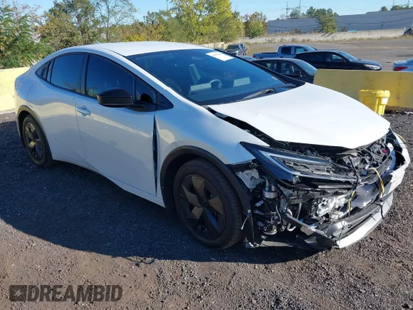 ✅ 2024 Toyota Prius SE • VIN: JTDACACU7R3021746 • Lot: 43395648. Listed on IAAI with 47,642 mi. Free auction sales archive from the USA and detailed vehicle history report at DreamBid. Image 1.