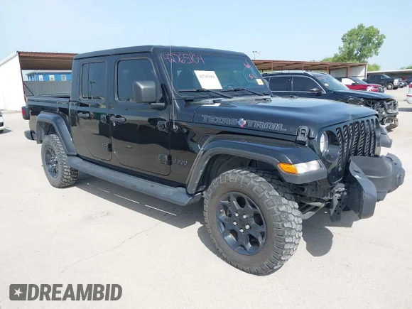 ✅ 2023 Jeep Gladiator Sport S • VIN: 1C6HJTAG9PL573086 • Лот: 42765104. Опубликован ранее на IAAI с пробегом 59 151 миль. Бесплатный доступ к архиву аукционных продаж из США и подробный отчёт об истории автомобиля на DreamBid. Изображение 1.
