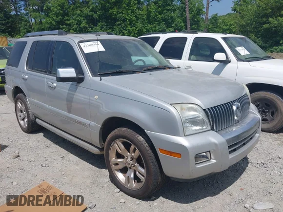 ✅ 2010 Mercury Mountaineer Premier • VIN: 4M2EN4JE3AUJ06410 • Lot: 42208354. Wystawiony na IAAI z przebiegiem 135 047 mil. Bezpłatny archiwum sprzedaży aukcyjnych z USA i szczegółowy raport historii pojazdu na DreamBid. Zdjęcie 1.