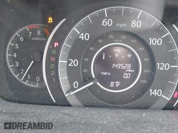 ✅ 2012 Honda CR-V LX • VIN: 5J6RM4H34CL019570 • Lot: 44479966. Listed on IAAI with 149,528 mi. Free auction sales archive from the USA and detailed vehicle history report at DreamBid. Image 7.