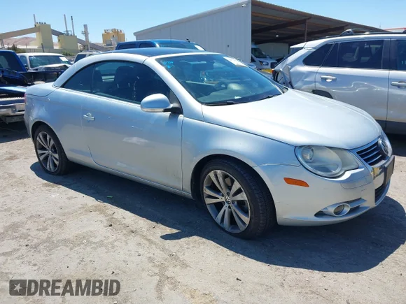 ✅ 2008 Volkswagen Eos 3.2L • VIN: WVWDB71F28V026749 • Lot: 42872039. Listed on IAAI with 117,781 mi. Free auction sales archive from the USA and detailed vehicle history report at DreamBid. Image 1.