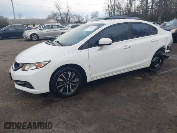 ✅ 2014 Honda Civic EX • VIN: 2HGFB2F86EH531351 • Лот: 44009346. Опубликован ранее на IAAI с пробегом 84 739 миль. Бесплатный доступ к архиву аукционных продаж из США и подробный отчёт об истории автомобиля на DreamBid. Изображение 2.