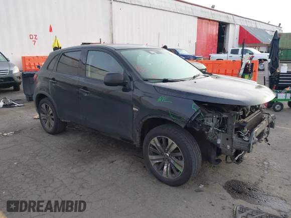 ✅ 2022 Mitsubishi Outlander ES • VIN: JA4ARUAU2NU019937 • Lot: 44675360. Listed on IAAI with 105,479 mi. Free auction sales archive from the USA and detailed vehicle history report at DreamBid. Image 1.