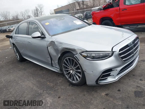 ✅ 2021 Mercedes-Benz S 580 • VIN: W1K6G7GB5MA048864 • Лот: 44712838. Опубліковано раніше на IAAI з пробігом 47 289 миль. Безкоштовний доступ до архіву аукціонних продажів зі США та докладний звіт про історію автомобіля на DreamBid. Зображення 1.