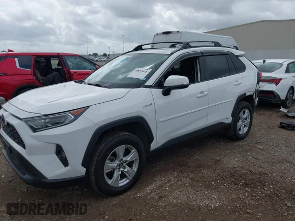 ✅ 2019 Toyota RAV4 Hybrid XLE • VIN: 2T3RWRFV9KW032182 • Лот: 44853415. Опубліковано раніше на IAAI з пробігом 137 279 миль. Безкоштовний доступ до архіву аукціонних продажів зі США та докладний звіт про історію автомобіля на DreamBid. Зображення 2.