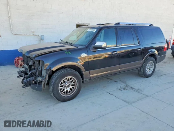 ✅ 2016 Ford Expedition Max King Ranch • VIN: 1FMJK1JT6GEF17731 • Lot: 74820605. Listed on Copart with 104,104 mi. Free auction sales archive from the USA and detailed vehicle history report at DreamBid. Image 1.
