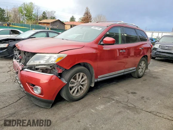 ✅ 2016 Nissan Pathfinder S • VIN: 5N1AR2MM5GC630118 • Лот: 49667166. Опубликован ранее на Copart с пробегом 156 307 миль. Бесплатный доступ к архиву аукционных продаж из США и подробный отчёт об истории автомобиля на DreamBid. Изображение 1.