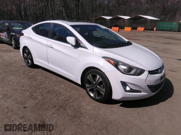 ✅ 2015 Hyundai Elantra Sport • VIN: KMHDH4AH2FU282449 • Lot: 36138179. Wystawiony na IAAI z przebiegiem 114 368 mil. Bezpłatny archiwum sprzedaży aukcyjnych z USA i szczegółowy raport historii pojazdu na DreamBid. Zdjęcie 1.