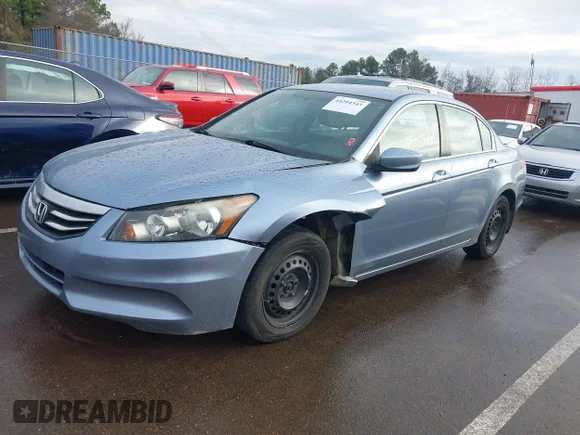 ✅ 2012 Honda Accord LX • VIN: 1HGCP2F3XCA111161 • Lot: 44204343. Listed on IAAI with 233,662 mi. Free auction sales archive from the USA and detailed vehicle history report at DreamBid. Image 2.