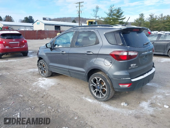 ✅ 2020 Ford EcoSport SES • VIN: MAJ6S3JL5LC348917 • Lot: 44625637. Wystawiony na IAAI z przebiegiem 105 879 mil. Bezpłatny archiwum sprzedaży aukcyjnych z USA i szczegółowy raport historii pojazdu na DreamBid. Zdjęcie 3.