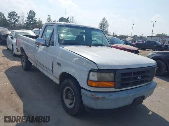✅ 1996 Ford F-150 • VIN: 1FTEF15N1TLA93497 • Лот: 44729119. Опубликован ранее на IAAI с пробегом Не указан. Бесплатный доступ к архиву аукционных продаж из США и подробный отчёт об истории автомобиля на DreamBid. Изображение 1.