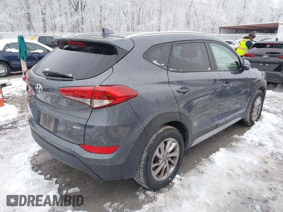 ✅ 2018 Hyundai Tucson SEL • VIN: KM8J3CA40JU621436 • Lot: 43829664. Wystawiony na IAAI z przebiegiem 121 496 mil. Bezpłatny archiwum sprzedaży aukcyjnych z USA i szczegółowy raport historii pojazdu na DreamBid. Zdjęcie 4.
