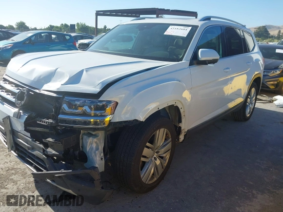 ✅ 2019 Volkswagen Atlas SEL Premium • VIN: 1V2NR2CA3KC508703 • Лот: 45182604. Опубліковано раніше на IAAI з пробігом 75 265 миль. Безкоштовний доступ до архіву аукціонних продажів зі США та докладний звіт про історію автомобіля на DreamBid. Зображення 2.
