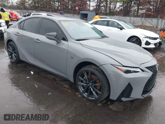 ✅ 2024 Lexus IS 350 F Sport • VIN: JTHBZ1E22R5036835 • Lot: 43814244. Listed on IAAI with 10,073 mi. Free auction sales archive from the USA and detailed vehicle history report at DreamBid. Image 1.
