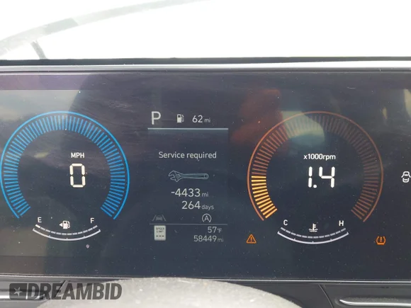 ✅ 2024 Hyundai Kona SE • VIN: KM8HACAB9RU143984 • Лот: 44996466. Опубликован ранее на IAAI с пробегом 58 449 миль. Бесплатный доступ к архиву аукционных продаж из США и подробный отчёт об истории автомобиля на DreamBid. Изображение 7.