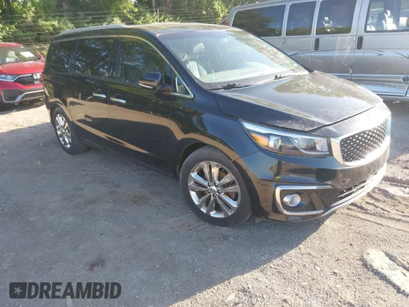 ✅ 2016 Kia Sedona SX-L • VIN: KNDME5C14G6138295 • Lot: 45113662. Listed on IAAI with 141,496 mi. Free auction sales archive from the USA and detailed vehicle history report at DreamBid. Image 1.