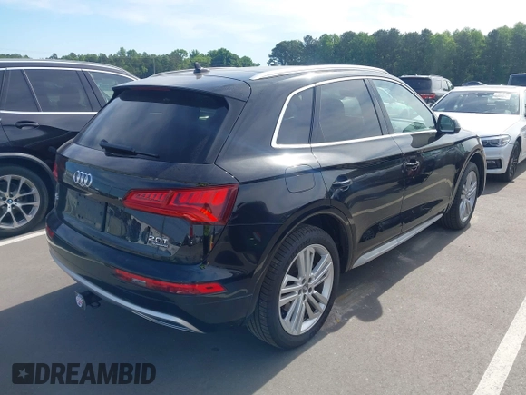 ✅ 2018 Audi Q5 Premium Plus • VIN: WA1BNAFY3J2203316 • Лот: 45090062. Опубліковано раніше на IAAI з пробігом 119 207 миль. Безкоштовний доступ до архіву аукціонних продажів зі США та докладний звіт про історію автомобіля на DreamBid. Зображення 4.