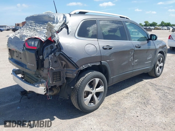 ✅ 2019 Jeep Cherokee Limited • VIN: 1C4PJMDXXKD444699 • Lot: 42612589. Wystawiony na IAAI z przebiegiem 123 858 mil. Bezpłatny archiwum sprzedaży aukcyjnych z USA i szczegółowy raport historii pojazdu na DreamBid. Zdjęcie 4.