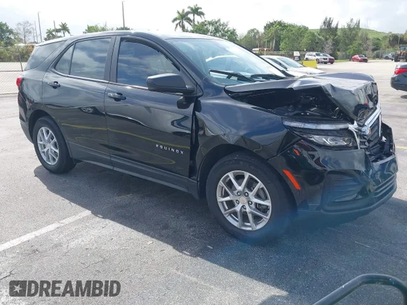 ✅ 2024 Chevrolet Equinox LS • VIN: 3GNAXHEG3RL106387 • Lot: 44767645. Wystawiony na IAAI z przebiegiem 46 824 mil. Bezpłatny archiwum sprzedaży aukcyjnych z USA i szczegółowy raport historii pojazdu na DreamBid. Zdjęcie 1.