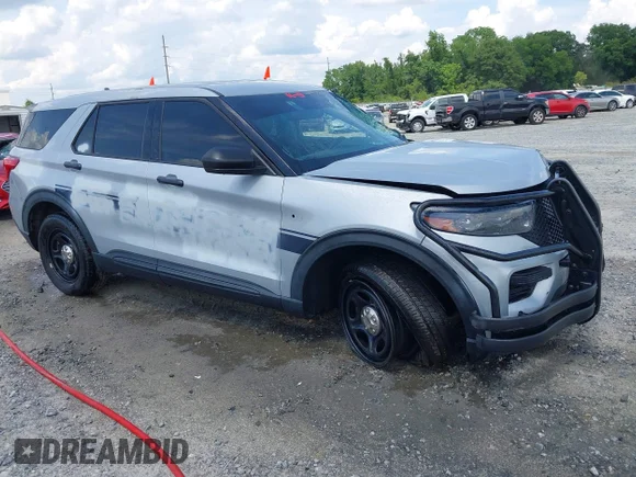 ✅ 2023 Ford Police Interceptor Utility • VIN: 1FM5K8AB5PGA32535 • Lot: 45182033. Listed on IAAI with 80,373 mi. Free auction sales archive from the USA and detailed vehicle history report at DreamBid. Image 1.