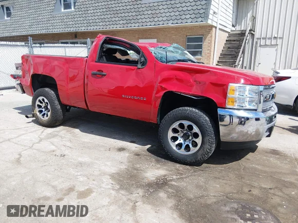 ✅ 2013 Chevrolet Silverado 1500 Work Truck • VIN: 1GCNKPEA7DZ266191 • Lot: 45275321. Listed on IAAI with 82,999 mi. Free auction sales archive from the USA and detailed vehicle history report at DreamBid. Image 1.