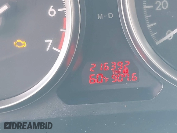 ✅ 2012 Mazda 6 i Sport • VIN: 1YVHZ8BH0C5M30025 • Lot: 44417350. Wystawiony na IAAI z przebiegiem 216 392 mil. Bezpłatny archiwum sprzedaży aukcyjnych z USA i szczegółowy raport historii pojazdu na DreamBid. Zdjęcie 7.