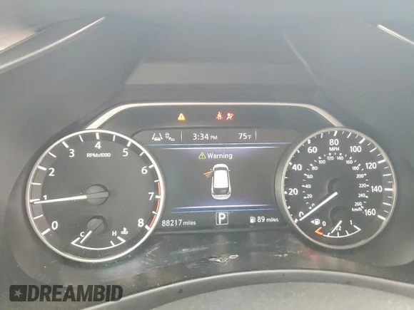 ✅ 2020 Nissan Murano SV • VIN: 5N1AZ2BSXLN160961 • Lot: 72987025. Wystawiony na Copart z przebiegiem 88 217 mil. Bezpłatny archiwum sprzedaży aukcyjnych z USA i szczegółowy raport historii pojazdu na DreamBid. Zdjęcie 9.