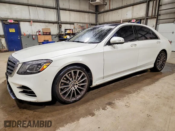 ✅ 2020 Mercedes-Benz S 560 • VIN: WDDUG8GB6LA519058 • Lot: 60548566. Wystawiony na Copart z przebiegiem 126 965 km. Bezpłatny archiwum sprzedaży aukcyjnych z USA i szczegółowy raport historii pojazdu na DreamBid. Zdjęcie 1.