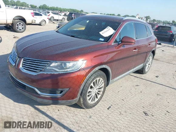 ✅ 2016 Lincoln MKX Select • VIN: 2LMTJ6KR3GBL30314 • Lot: 42320681. Listed on IAAI with 115,289 mi. Free auction sales archive from the USA and detailed vehicle history report at DreamBid. Image 2.