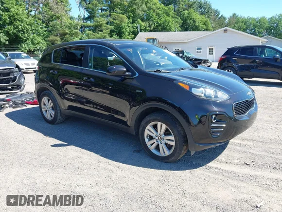 ✅ 2019 Kia Sportage LX • VIN: KNDPMCAC8K7574711 • Лот: 45459617. Опубликован ранее на IAAI с пробегом 45 788 миль. Бесплатный доступ к архиву аукционных продаж из США и подробный отчёт об истории автомобиля на DreamBid. Изображение 1.