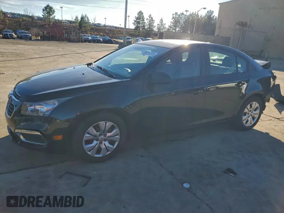 ✅ 2015 Chevrolet Cruze LS • VIN: 1G1PA5SH4F7295351 • Лот: 96815375. Опубликован ранее на Copart с пробегом 152 334 миль. Бесплатный доступ к архиву аукционных продаж из США и подробный отчёт об истории автомобиля на DreamBid. Изображение 1.