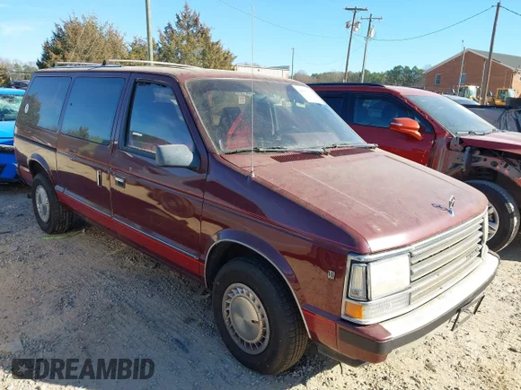 ✅ 1990 Plymouth Grand Voyager • VIN: 1P4FH44R5LX283229 • Lot: 44058117. Wystawiony na IAAI z przebiegiem 106 230 mil. Bezpłatny archiwum sprzedaży aukcyjnych z USA i szczegółowy raport historii pojazdu na DreamBid. Zdjęcie 1.