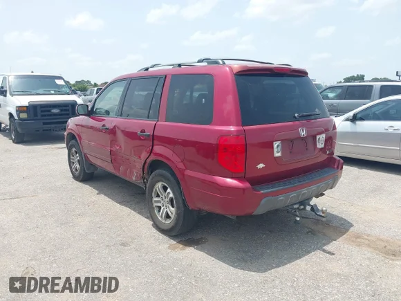 ✅ 2004 Honda Pilot EX • VIN: 2HKYF18444H610815 • Lot: 45467661. Wystawiony na IAAI z przebiegiem 312 697 mil. Bezpłatny archiwum sprzedaży aukcyjnych z USA i szczegółowy raport historii pojazdu na DreamBid. Zdjęcie 3.