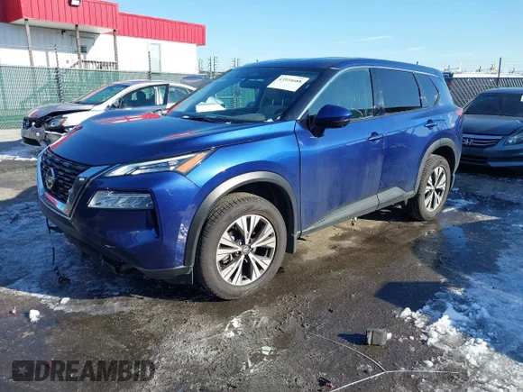 ✅ 2021 Nissan Rogue SV • VIN: JN8AT3BA4MW014347 • Lot: 43934688. Wystawiony na IAAI z przebiegiem 43 393 mil. Bezpłatny archiwum sprzedaży aukcyjnych z USA i szczegółowy raport historii pojazdu na DreamBid. Zdjęcie 2.