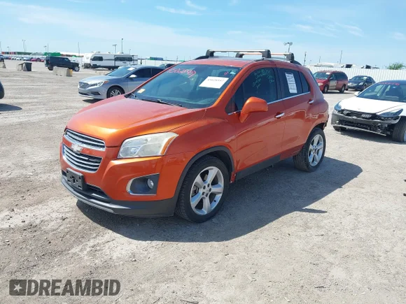 ✅ 2015 Chevrolet Trax LTZ • VIN: KL7CJNSBXFB130707 • Лот: 45028957. Опубликован ранее на IAAI с пробегом 130 487 миль. Бесплатный доступ к архиву аукционных продаж из США и подробный отчёт об истории автомобиля на DreamBid. Изображение 2.