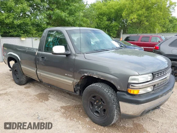 ✅ 1999 Chevrolet Silverado 1500 LT • VIN: 1GCEK14V1XE180078 • Лот: 45222696. Опубликован ранее на IAAI с пробегом Не указан. Бесплатный доступ к архиву аукционных продаж из США и подробный отчёт об истории автомобиля на DreamBid. Изображение 1.