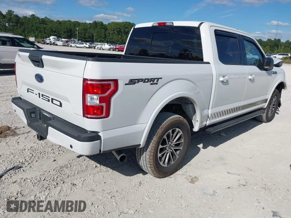 ✅ 2020 Ford F-150 Lariat • VIN: 1FTEW1E54LFB07889 • Lot: 43117232. Wystawiony na IAAI z przebiegiem 56 617 mil. Bezpłatny archiwum sprzedaży aukcyjnych z USA i szczegółowy raport historii pojazdu na DreamBid. Zdjęcie 4.