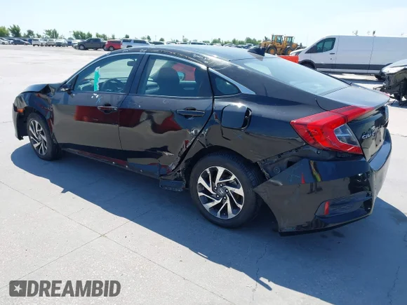 ✅ 2017 Honda Civic EX • VIN: 19XFC2F8XHE052863 • Лот: 45542625. Опубліковано раніше на IAAI з пробігом 153 769 миль. Безкоштовний доступ до архіву аукціонних продажів зі США та докладний звіт про історію автомобіля на DreamBid. Зображення 3.