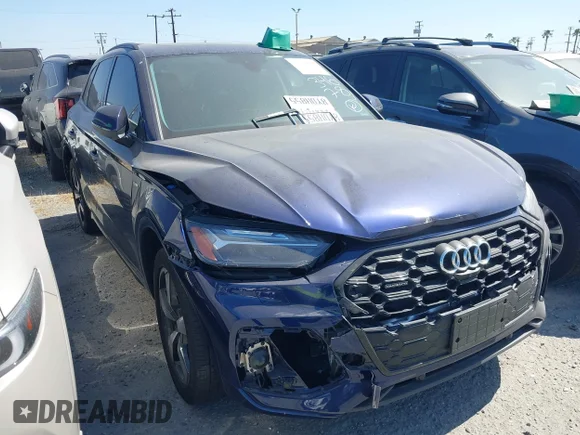 ✅ 2022 Audi Q5 S line Prestige • VIN: WA1FAAFY1N2006003 • Лот: 45398188. Опубліковано раніше на IAAI з пробігом 36 643 миль. Безкоштовний доступ до архіву аукціонних продажів зі США та докладний звіт про історію автомобіля на DreamBid. Зображення 1.