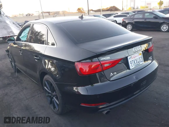 ✅ 2015 Audi A3 Premium Plus • VIN: WAUEFGFF2F1066686 • Lot: 42824160. Listed on IAAI with 99,300 mi. Free auction sales archive from the USA and detailed vehicle history report at DreamBid. Image 3.