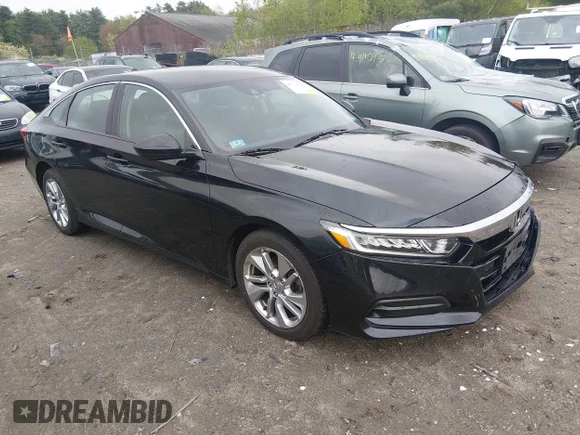 ✅ 2019 Honda Accord LX • VIN: 1HGCV1F14KA105238 • Лот: 45118389. Опубликован ранее на IAAI с пробегом 201 998 миль. Бесплатный доступ к архиву аукционных продаж из США и подробный отчёт об истории автомобиля на DreamBid. Изображение 1.