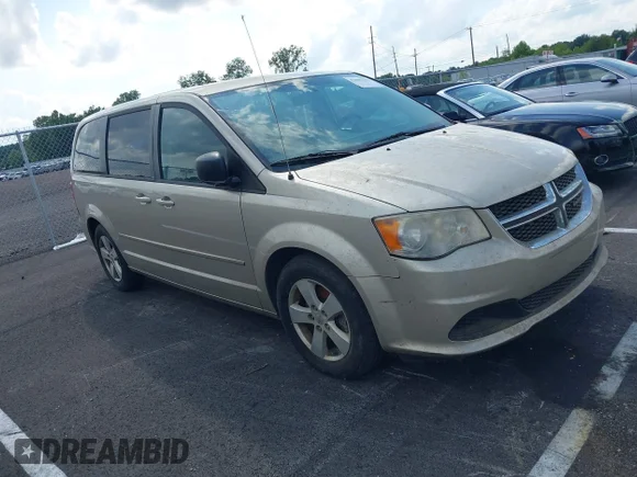 ✅ 2013 Dodge Grand Caravan SE • VIN: 2C4RDGBG0DR736480 • Лот: 42885110. Опубліковано раніше на IAAI з пробігом 157 685 миль. Безкоштовний доступ до архіву аукціонних продажів зі США та докладний звіт про історію автомобіля на DreamBid. Зображення 1.
