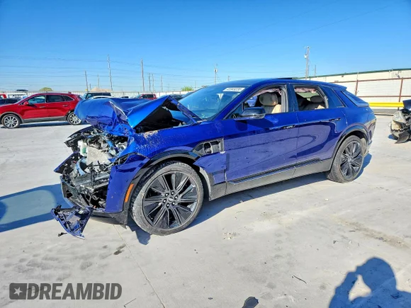 ✅ 2024 Cadillac LYRIQ Sport • VIN: 1GYKPWRL4RZ114221 • Lot: 45949236. Listed on Copart with 30,395 mi. Free auction sales archive from the USA and detailed vehicle history report at DreamBid. Image 1.