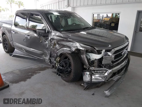 ✅ 2022 Ford F-150 XL • VIN: 1FTEW1CPXNKD54994 • Lot: 45376064. Listed on IAAI with 94,800 mi. Free auction sales archive from the USA and detailed vehicle history report at DreamBid. Image 1.