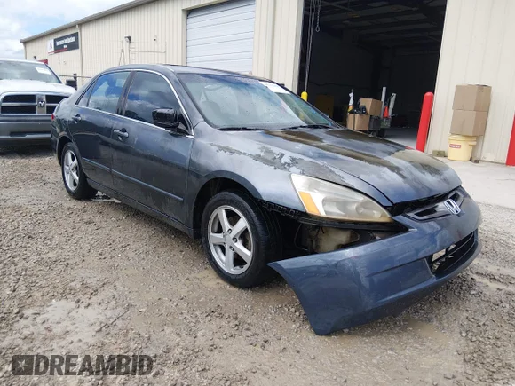 ✅ 2004 Honda Accord EX • VIN: 1HGCM56674A063740 • Lot: 45318188. Listed on IAAI with 336,763 mi. Free auction sales archive from the USA and detailed vehicle history report at DreamBid. Image 1.