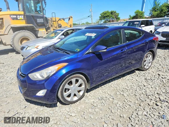 ✅ 2013 Hyundai Elantra GLS • VIN: 5NPDH4AE4DH285452 • Lot: 56816816. Listed on Copart with 138,671 mi. Free auction sales archive from the USA and detailed vehicle history report at DreamBid. Image 1.