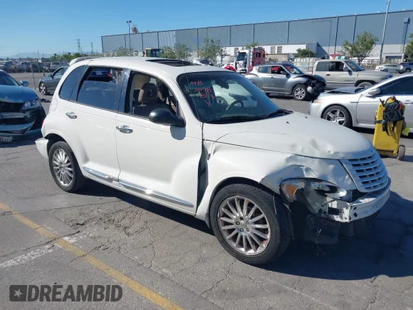 ✅ 2008 Chrysler PT Cruiser Limited • VIN: 3A8FY68828T175681 • Лот: 43031702. Опубликован ранее на IAAI с пробегом 135 843 миль. Бесплатный доступ к архиву аукционных продаж из США и подробный отчёт об истории автомобиля на DreamBid. Изображение 1.