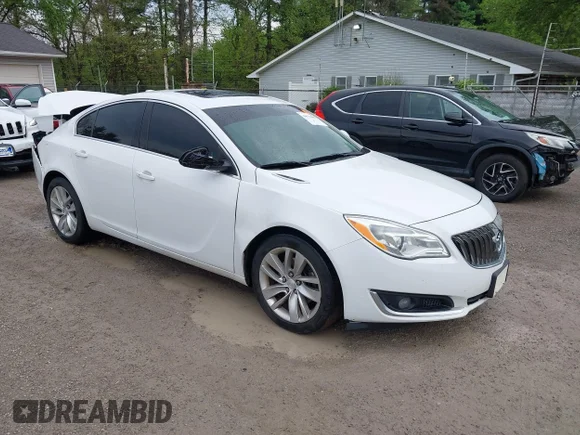 ✅ 2015 Buick Regal Premium I • VIN: 2G4GN5EX3F9298282 • Лот: 44972001. Опубликован ранее на IAAI с пробегом 162 970 миль. Бесплатный доступ к архиву аукционных продаж из США и подробный отчёт об истории автомобиля на DreamBid. Изображение 1.