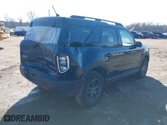 ✅ 2023 Ford Bronco Sport Big Bend • VIN: 3FMCR9B64PRD97257 • Lot: 43524224. Wystawiony na IAAI z przebiegiem 24 010 mil. Bezpłatny archiwum sprzedaży aukcyjnych z USA i szczegółowy raport historii pojazdu na DreamBid. Zdjęcie 4.